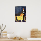 OPATIJA ABBAZIAイタリアTuxedoマンヴィンテージ旅行 ポスター (キッチン)