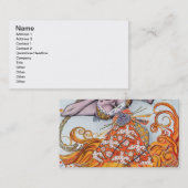 opeで踊られるパドドゥーのためのデザインを着せて下さい 名刺 (正面/裏面)