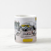opelのkadett gteは襲います コーヒーマグカップ (中央)