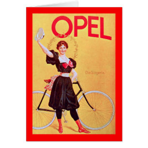 Opel -ヴィンテージの自転車ポスターArt (1900年)