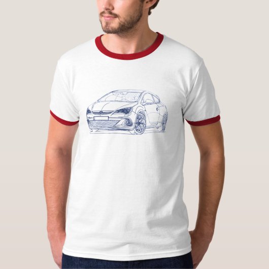 Opel Astra OPC 2013年 Tシャツ (正面)