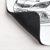 Opel AstraOPCの極端2015年 マウスパッド (コーナー)
