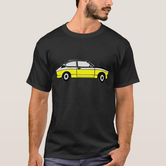Opel Kadett Cのクーペ1974年 Tシャツ (正面)