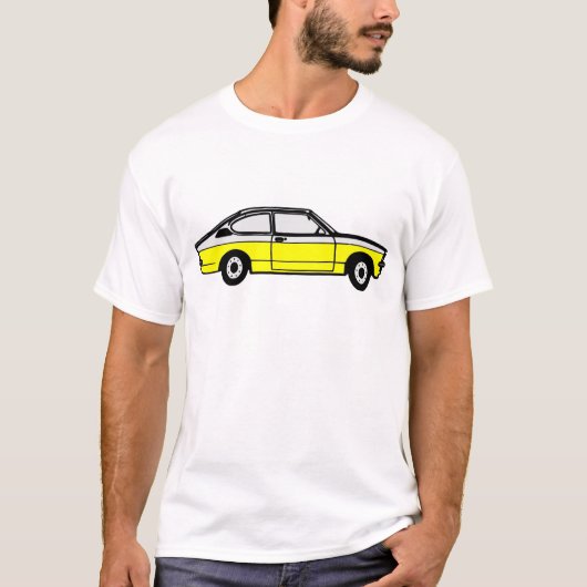 Opel Kadett Cのクーペ1974年 Tシャツ (正面)