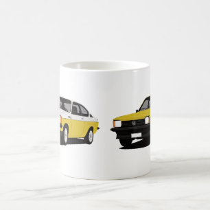 Opel Kadett GT/E Coupé - 2つのイメージ コーヒーマグカップ