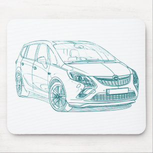 Opel ZafiraのTourer 2012年 マウスパッド