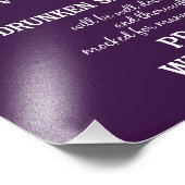 OPENバーパーティーま結婚たはサイン フォトプリント            (角)