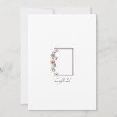 Openフローラフレーム招待状 招待状 (裏面)