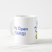 Open王のマグ コーヒーマグカップ (正面左)