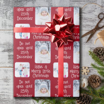 Open 25th December Merry Little Christmas Photo Wr