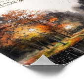 Open Bar Wedding Sign Digital or Printed Poster ポスター (角)