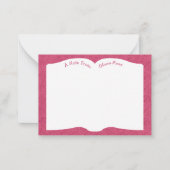 Open Book Literature先生 ノートカード (正面)