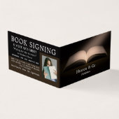 Open Book、Publisher、Writer Book Signing 名刺 (外部)