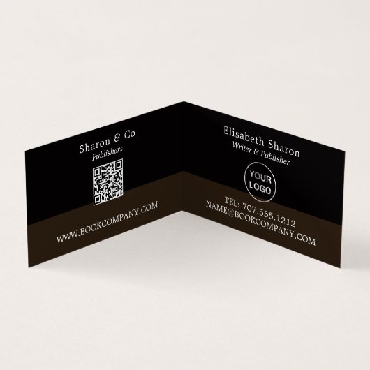 Open Book、Publisher、Writer Book Signing 名刺 (内部)