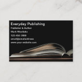 Open Book Publishing &モダン作家 名刺 (正面)