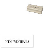 OPEN EVENTUALLY Wood Art Stamp ラバースタンプ (押印)