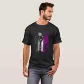 Open Hands Ace Pride Cosmic Stars Planet LGBTQ Mag Tシャツ (正面フル)