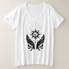 Open Hands Sun and Moon Vibes Tシャツ
