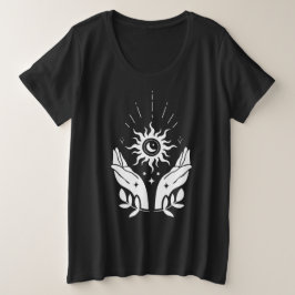 Open Hands Sun and Moon Vibes Tシャツ