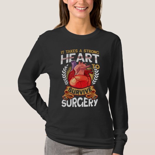 Open Heart Bypass Surgery Survivor Post Attack Rec Tシャツ (正面)
