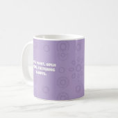 Open Heart Open Home Fostering Always Design コーヒーマグカップ (正面左)