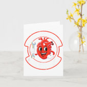 Open Heart Surgery Recovery Funny  カード (黄色い花)