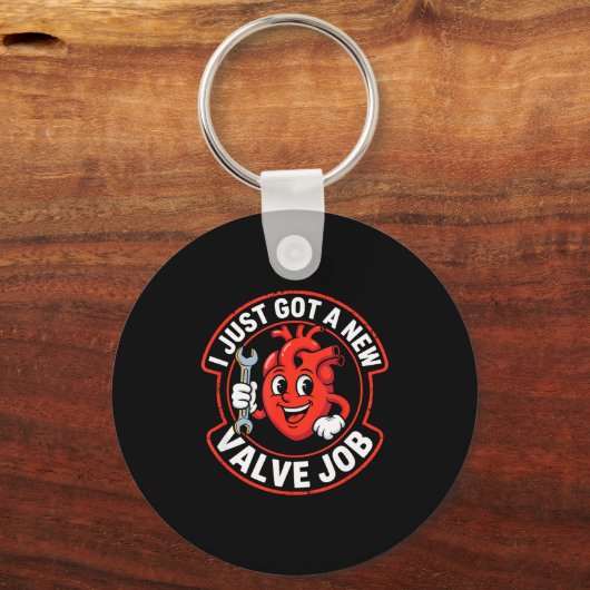 Open Heart Surgery Recovery Funny キーホルダー (正面)