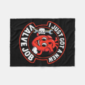 Open Heart Surgery Recovery Funny  フリースブランケット (正面(横))