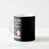 Open Heart Surgery Survivor Widow Maker Heart Atta コーヒーマグカップ (正面左)