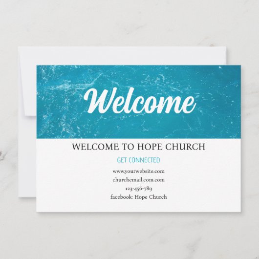 Open Hearts Church Connection Card カード (正面)