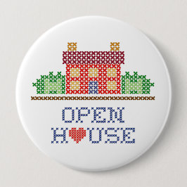 Open Houseボタン 缶バッジ