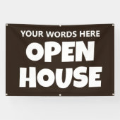 OPEN HOUSE Custom Banner 横断幕 (横)