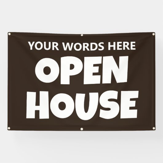 OPEN HOUSE Custom Banner 横断幕 (横)