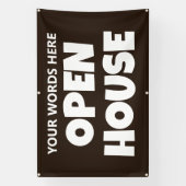 OPEN HOUSE Custom Banner 横断幕 (縦)
