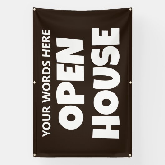 OPEN HOUSE Custom Banner 横断幕 (縦)
