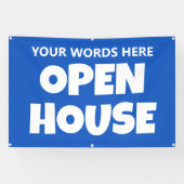 OPEN HOUSE Custom Banner 横断幕 (横)