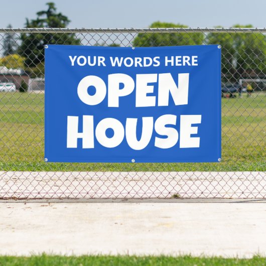 OPEN HOUSE Custom Banner 横断幕 (インサイチュ)