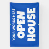 OPEN HOUSE Custom Banner 横断幕 (縦)