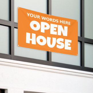 OPEN HOUSE Custom Banner 横断幕