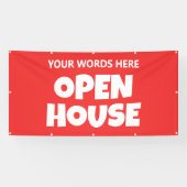 OPEN HOUSE Custom Banner 横断幕 (横)
