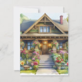 Open House New Home Party Event 招待状 (裏面)