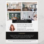 Open House Property Listing Real Estate チラシ (裏面)