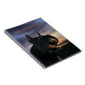 Open If You Dare. Big, black dog ノートブック (右側)