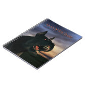 Open If You Dare. Big, black dog ノートブック (左側)