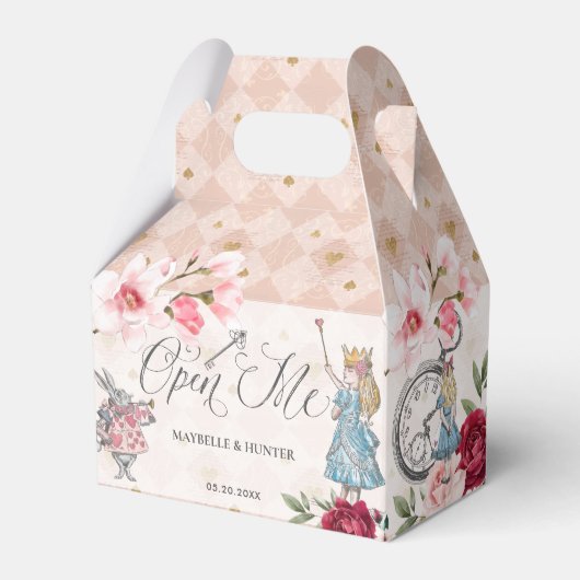 Open MeシックなヴィンテージアリスIn Wonderland Fairytale フェイバーボックス (正面サイド)