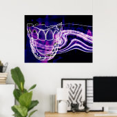 Open Mouth Fresh Breath Prateposter ポスター (ホームオフィス)