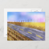 『Open Road』はがき ポストカード (正面/裏面)