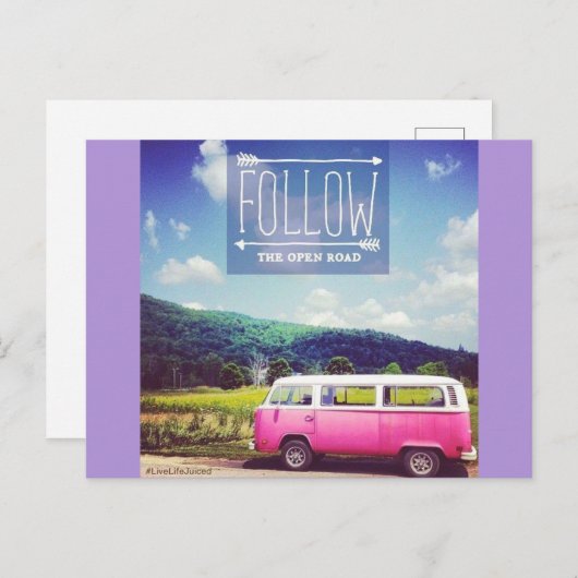 "Open Road" ポストカード (正面/裏面)