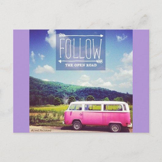 "Open Road" ポストカード (正面)