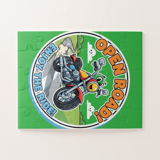 Open Road! Enjoy The Ride! ジグソーパズル (横)